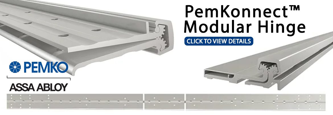 PemKonnect™ Modular Hinge, Pemko ASSA ABLOY logo, click for more details