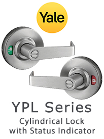 Yale YPL Series Cylindrical Lock with Status Indicator